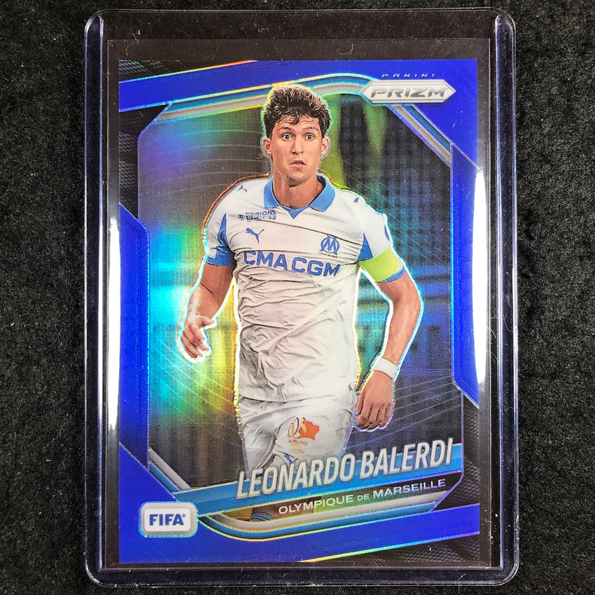 2025-26 Prizm FIFA LEONARDO BALERDI Blue Prizm /199 #141