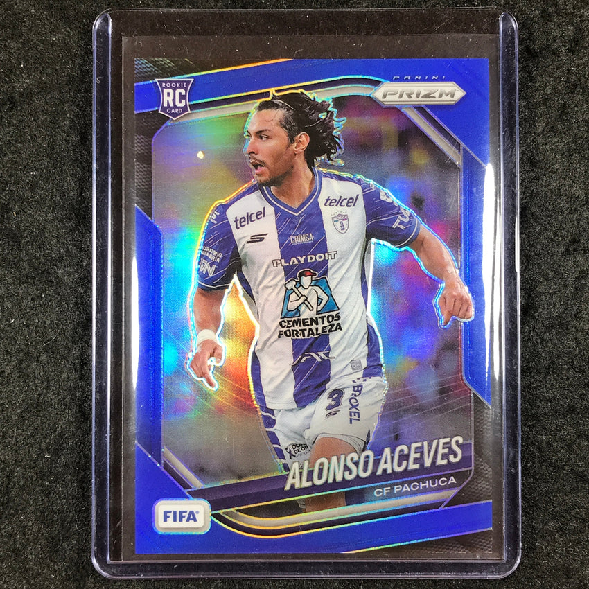 2025-26 Prizm FIFA ALONSO ACEVES Rookie Blue Prizm /199 #150