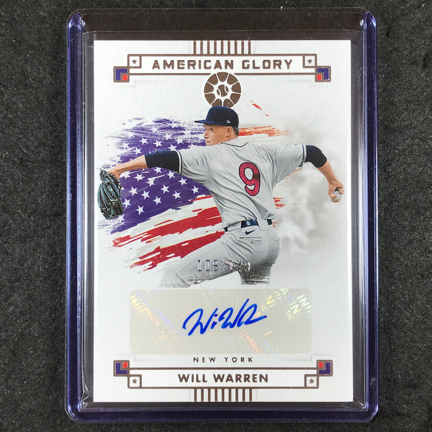 2024 Boys of Summer WILL WARREN American Glory Auto 109/149