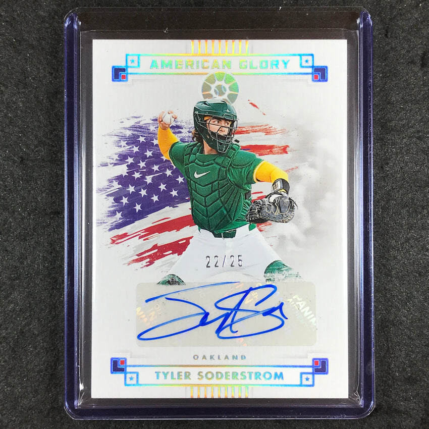 2024 Boys of Summer TYLER SODERSTROM American Glory Auto Silver Holo 22/25