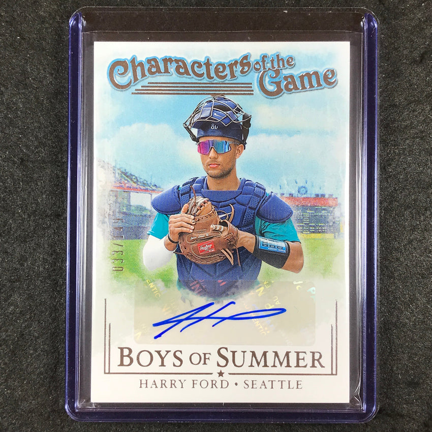 2024 Boys of Summer HARRY FORD Characters of the Game Auto 33/149