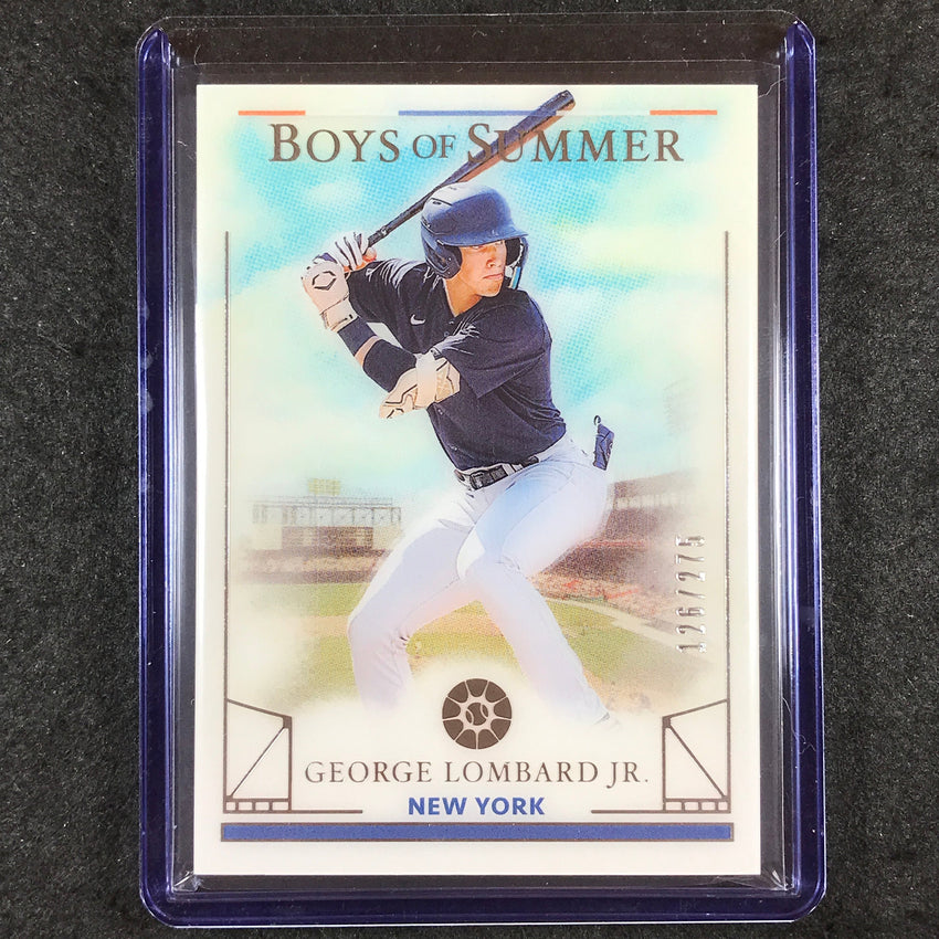 2024 Boys of Summer GEORGE LOMBARD JR. Base 126/275 #33