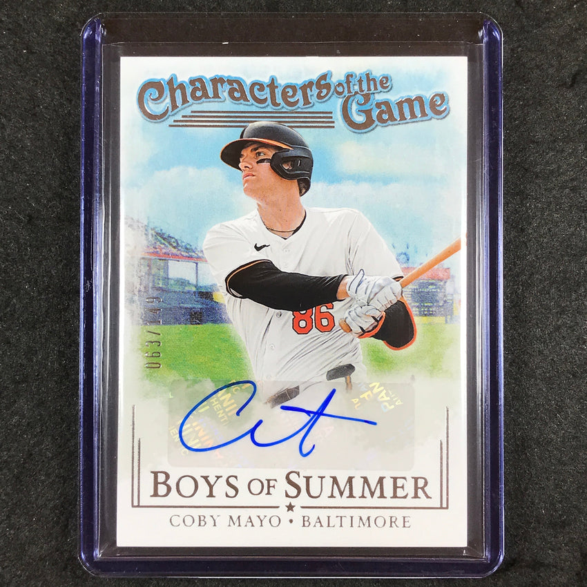 2024 Boys of Summer COBY MAYO Characters of the Game Auto 63/149