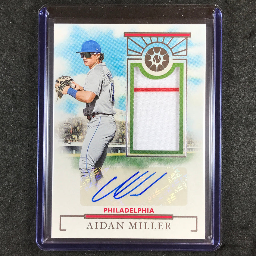 2024 Boys of Summer AIDAN MILLER Prospect Material Jersey Auto 29/99