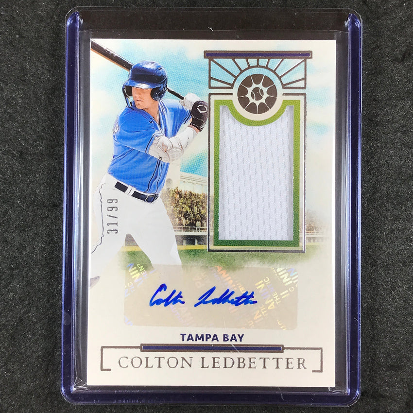 2024 Boys of Summer COLTON LEDBETTER Prospect Material Jersey Auto 31/99