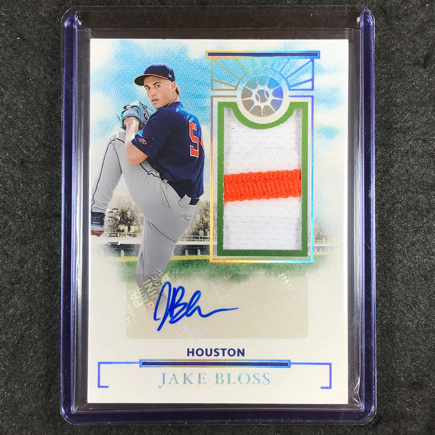 2024 Boys of Summer JAKE BLOSS Prospect Material Patch Auto Silver Holo 10/25