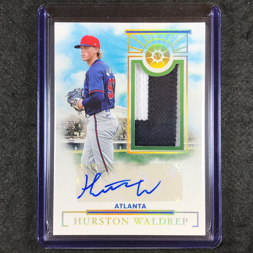 2024 Boys of Summer HURSTON WALDREP Prospect Material Patch Auto Gold 8/10