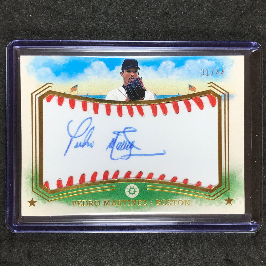 2024 Boys of Summer PEDRO MARTINEZ Fabric of the Game Baseball Relic Auto 31/44