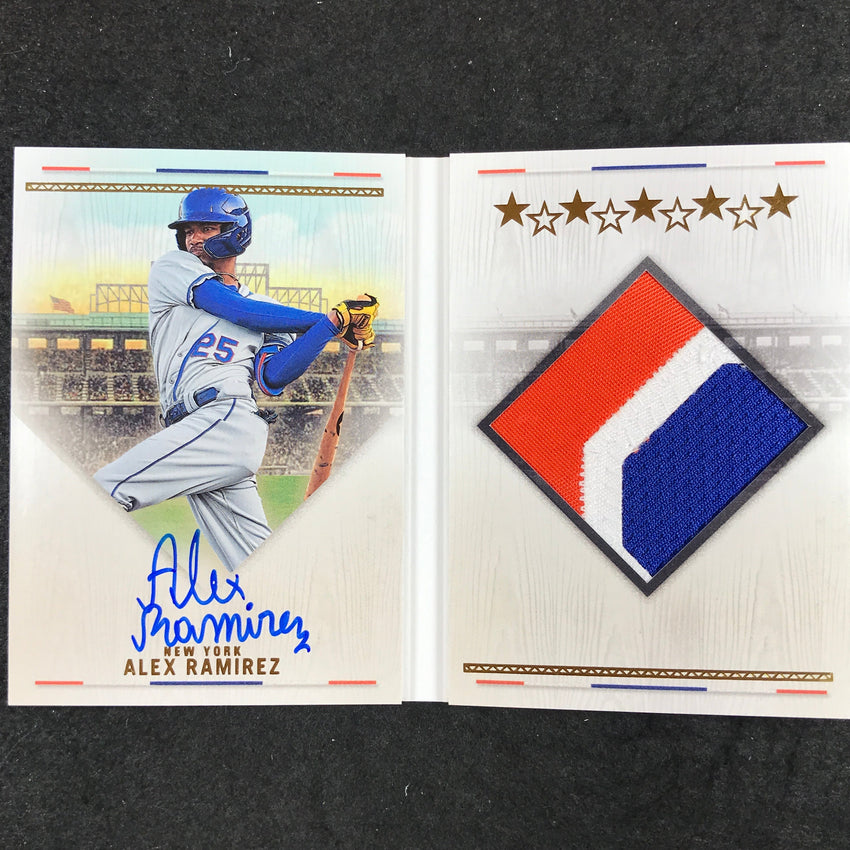 2024 Boys of Summer ALEX RAMIREZ Hitter's Ink Update Patch Auto Booklet 15/25