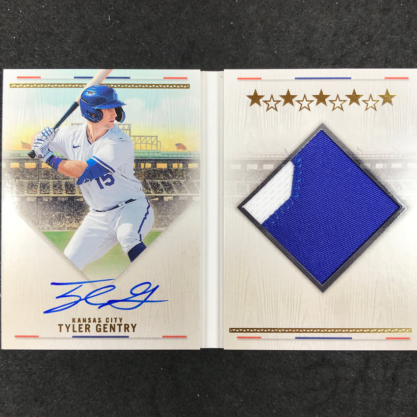 2024 Boys of Summer TYLER GENTRY Hitter's Ink Update Patch Auto Booklet 12/25