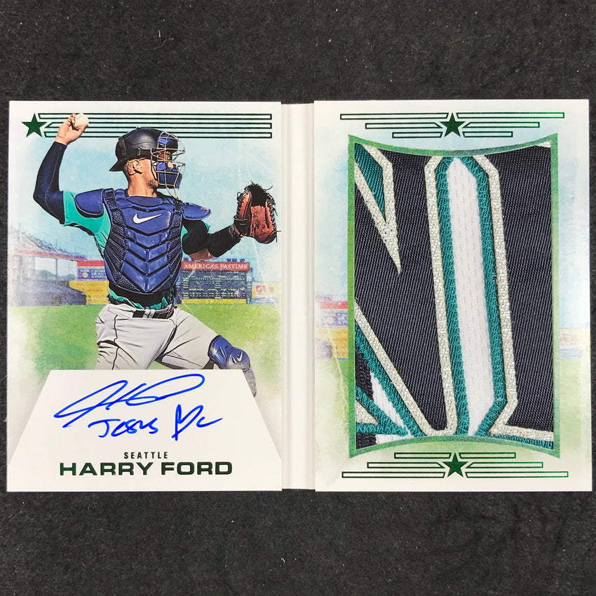 2024 Boys of Summer HARRY FORD Future Fame Update Patch Auto Booklet Green 2/5