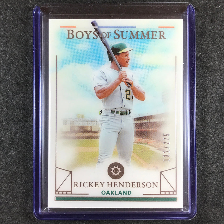 2024 Boys of Summer RICKEY HENDERSON Base 132/275 #57