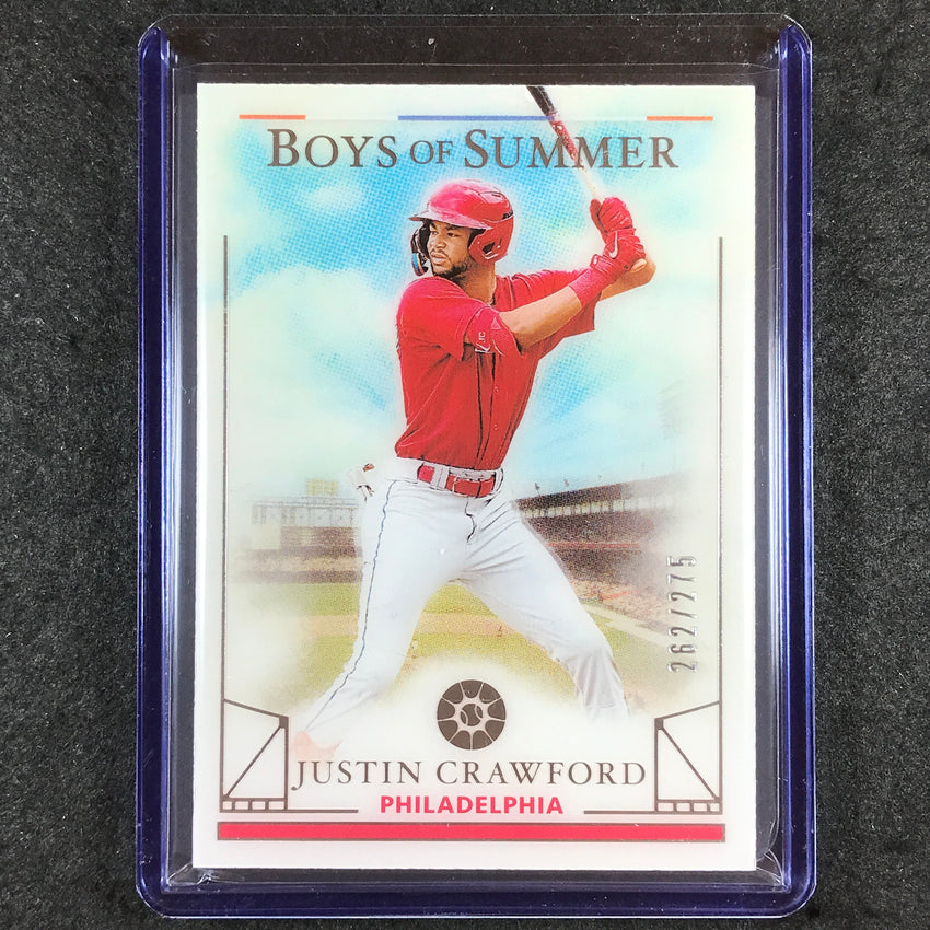 2024 Boys of Summer JUSTIN CRAWFORD Base 262/275 #62