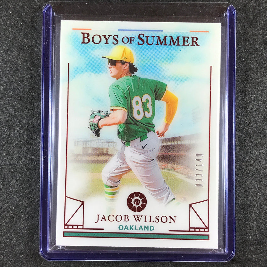 2024 Boys of Summer JACOB WILSON Base Red 33/149 #1