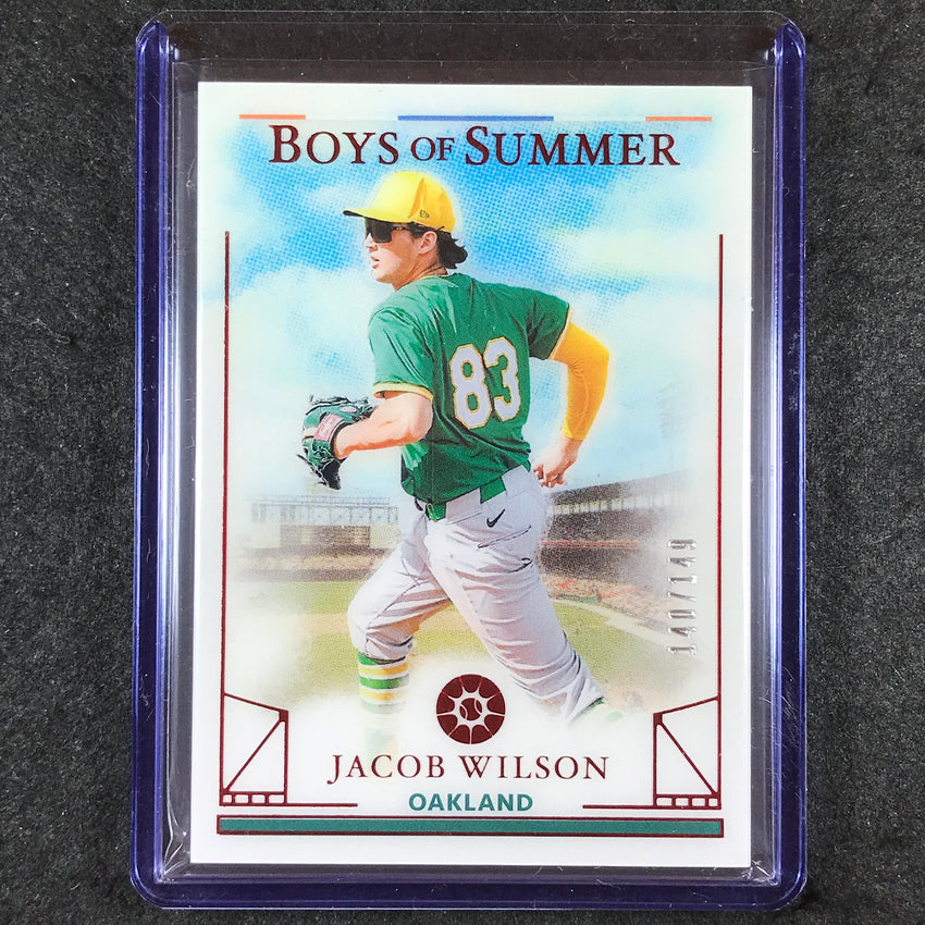 2024 Boys of Summer JACOB WILSON Base Red 140/149 #1