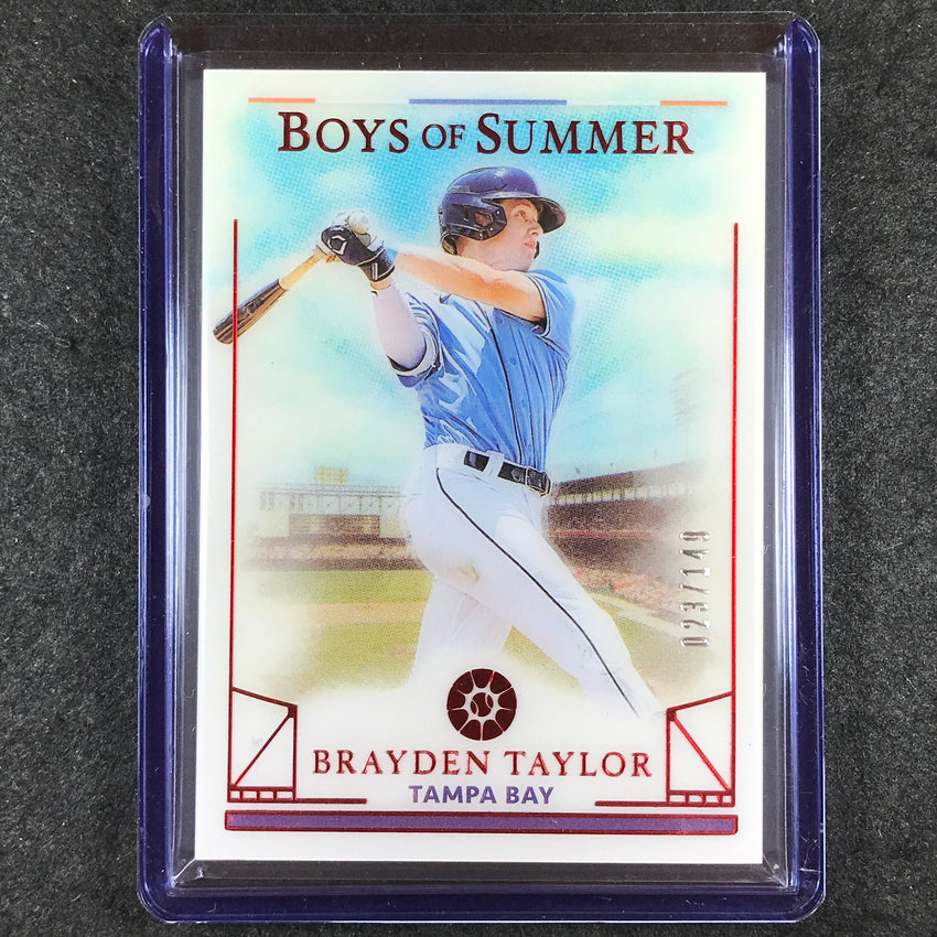 2024 Boys of Summer BRAYDEN TAYLOR Base Red 23/149 #10