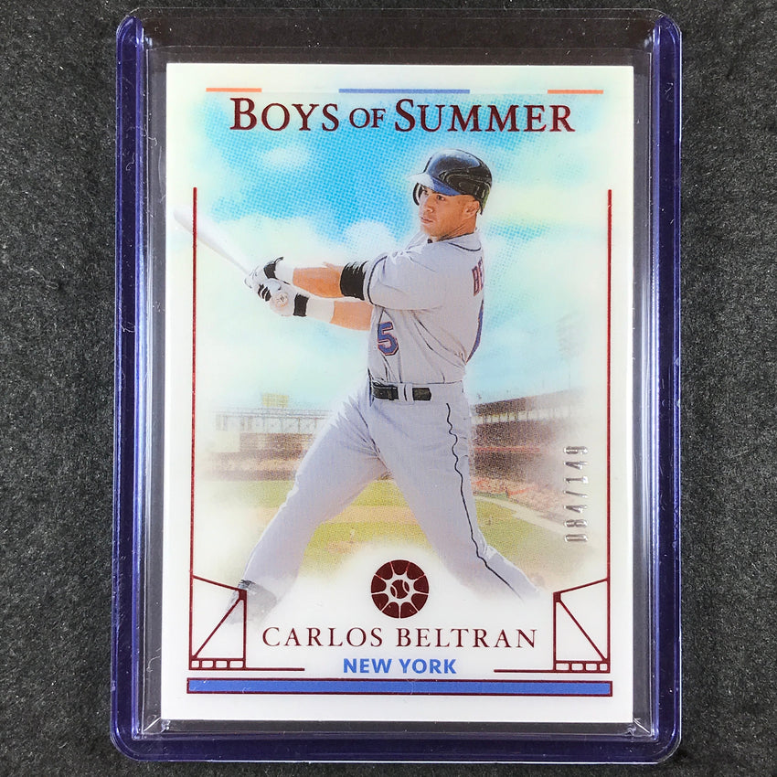 2024 Boys of Summer CARLOS BELTRAN Base Red 84/149 #32
