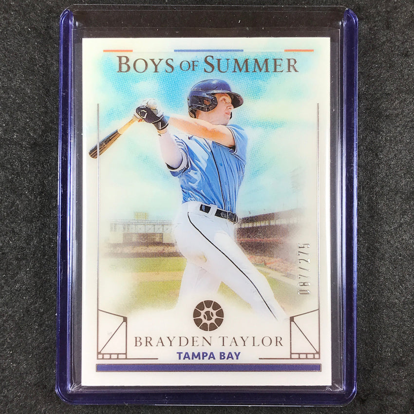 2024 Boys of Summer BRAYDEN TAYLOR Base 87/275 #10