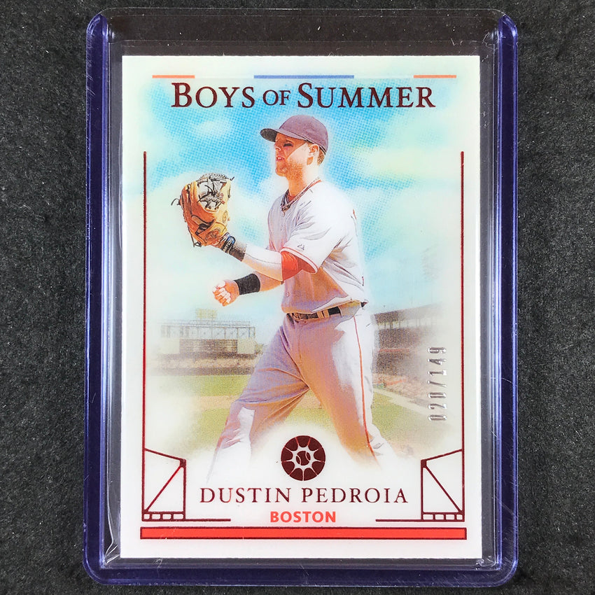 2024 Boys of Summer DUSTIN PEDROIA Base Red 20/149 #34