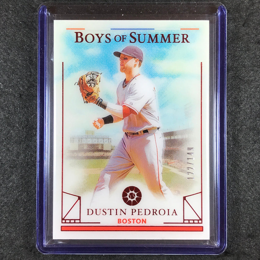 2024 Boys of Summer DUSTIN PEDROIA Base Red 122/149 #34
