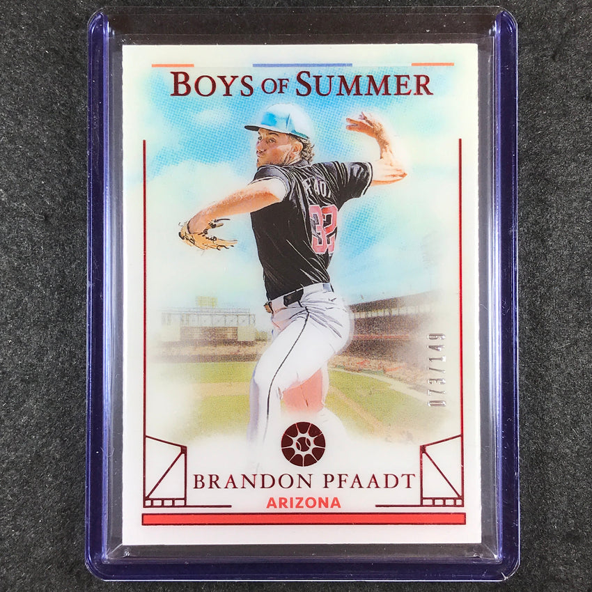 2024 Boys of Summer BRANDON PFAADT Base Red 73/149 #55