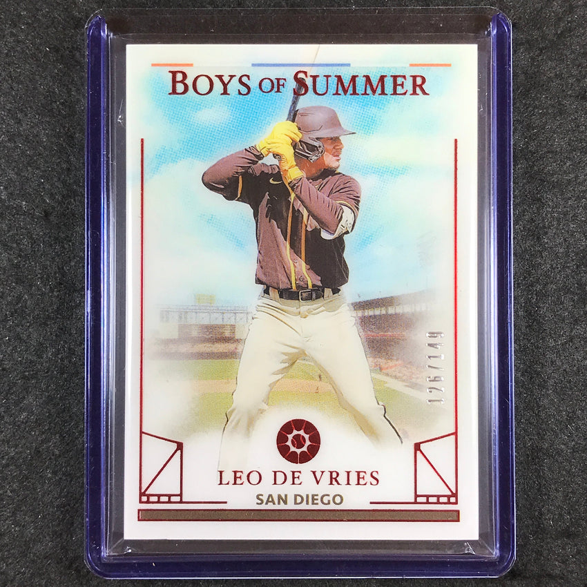 2024 Boys of Summer LEO DE VRIES Base Red 126/149 #80
