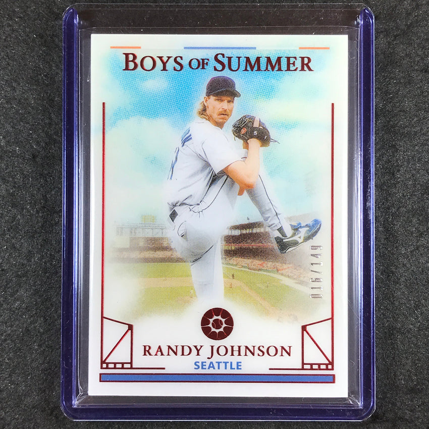 2024 Boys of Summer RANDY JOHNSON Base Red 16/149 #87