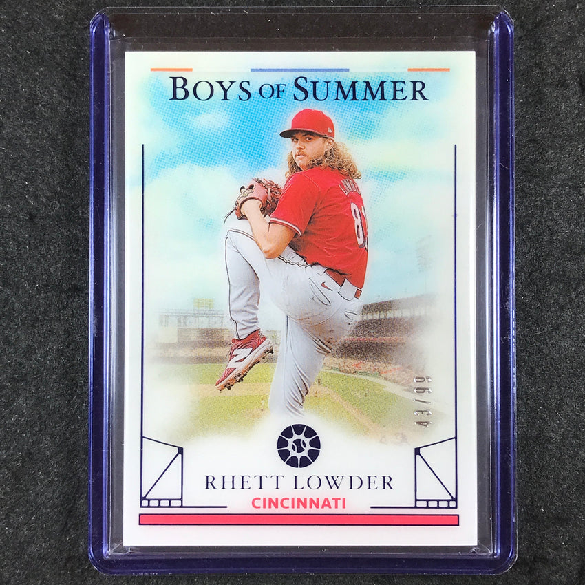 2024 Boys of Summer RHETT LOWDER Base Blue 43/99 #15