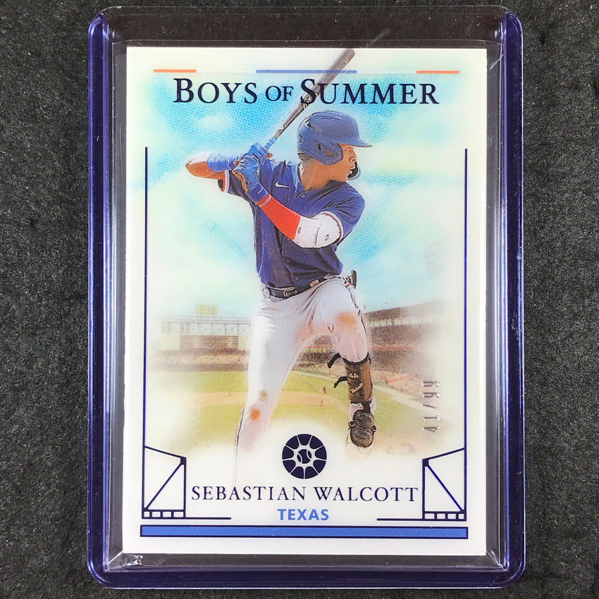 2024 Boys of Summer SEBASTIAN WALCOTT Base Blue 41/99 #24