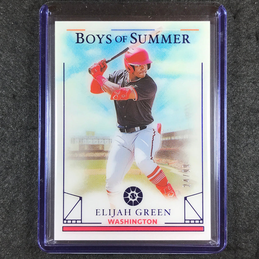 2024 Boys of Summer ELIJAH GREEN Base Blue 24/99 #29
