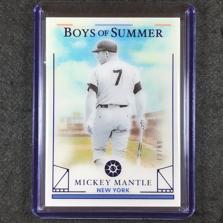 2024 Boys of Summer MICKEY MANTLE Base Blue 72/99 #45
