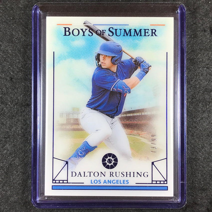 2024 Boys of Summer DALTON RUSHING Base Blue 73/99 #72