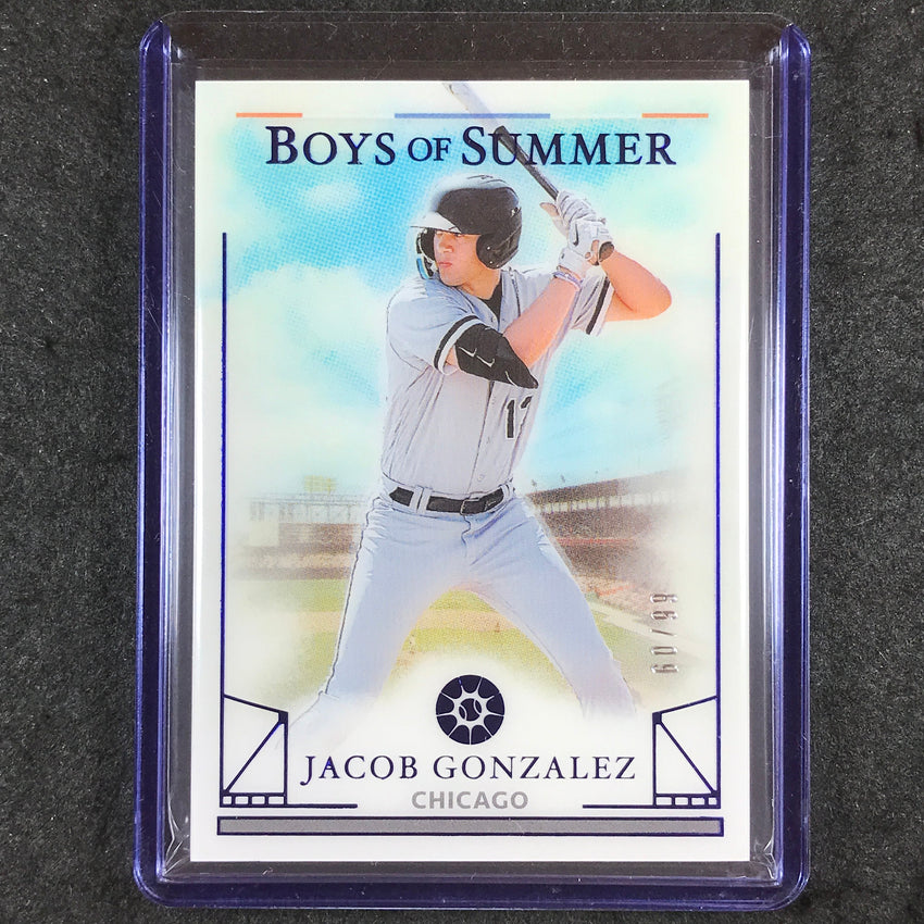 2024 Boys of Summer JACOB GONZALEZ Base Blue 60/99 #90
