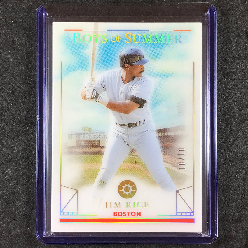 2024 Boys of Summer JIM RICE Base Holo Gold 10/10 #91