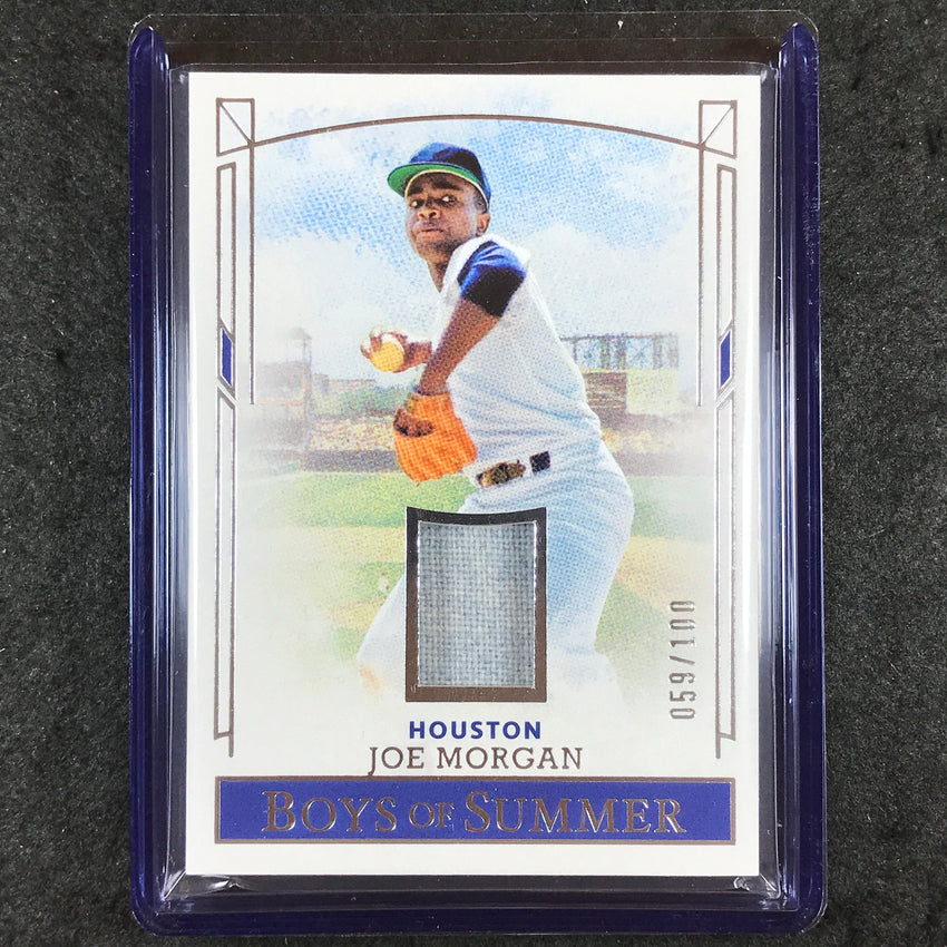 2024 Boys of Summer JOE MORGAN Pastime Materials Jersey Relic 59/100