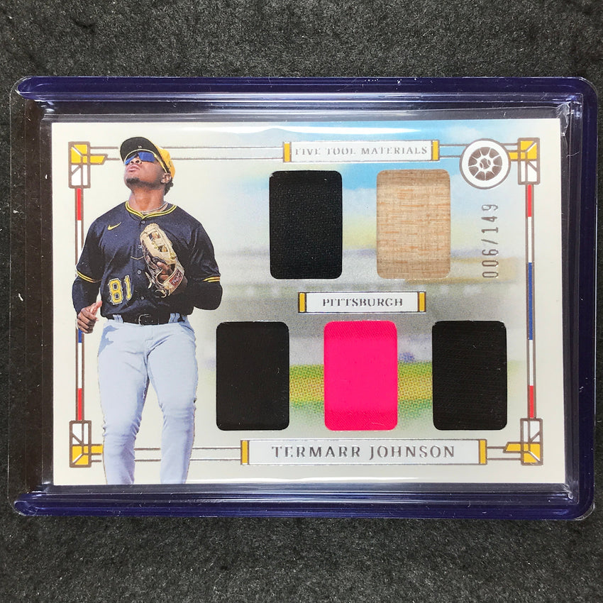 2024 Boys of Summer TEMARR JOHNSON Five Tool Player Materials Jersey Relic 6/149
