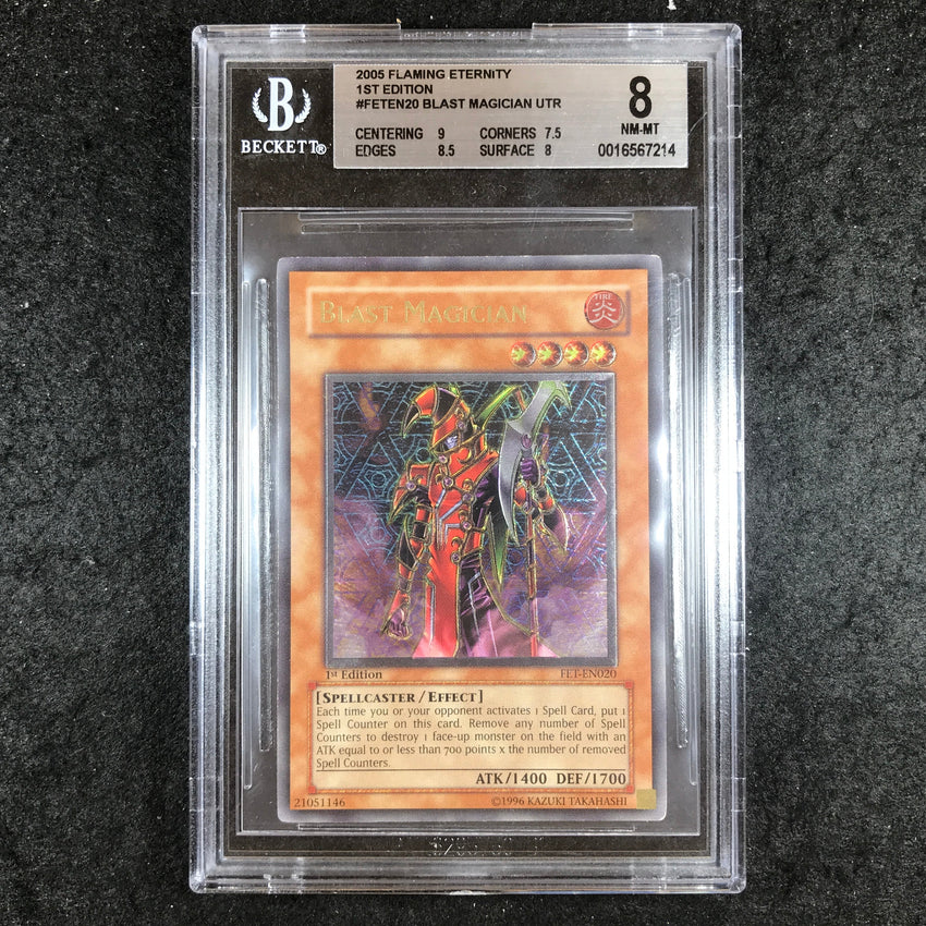 BGS 8 Blast Magician - FET-EN020 - Ulimate Rare Flaming Eternity 1st Edition 214