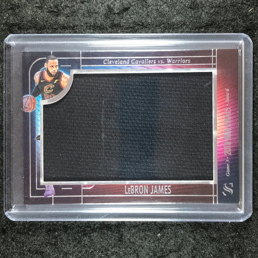 2024-25 Silhouette LEBRON JAMES NBA Finals Jumbo Memorabila Jersey Relic #LBJ