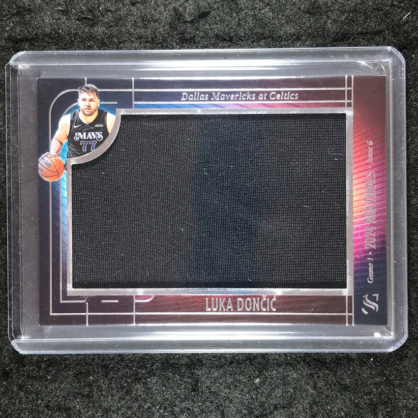 2024-25 Silhouette LUKA DONCIC NBA Finals Jumbo Memorabila Jersey Relic #LKD