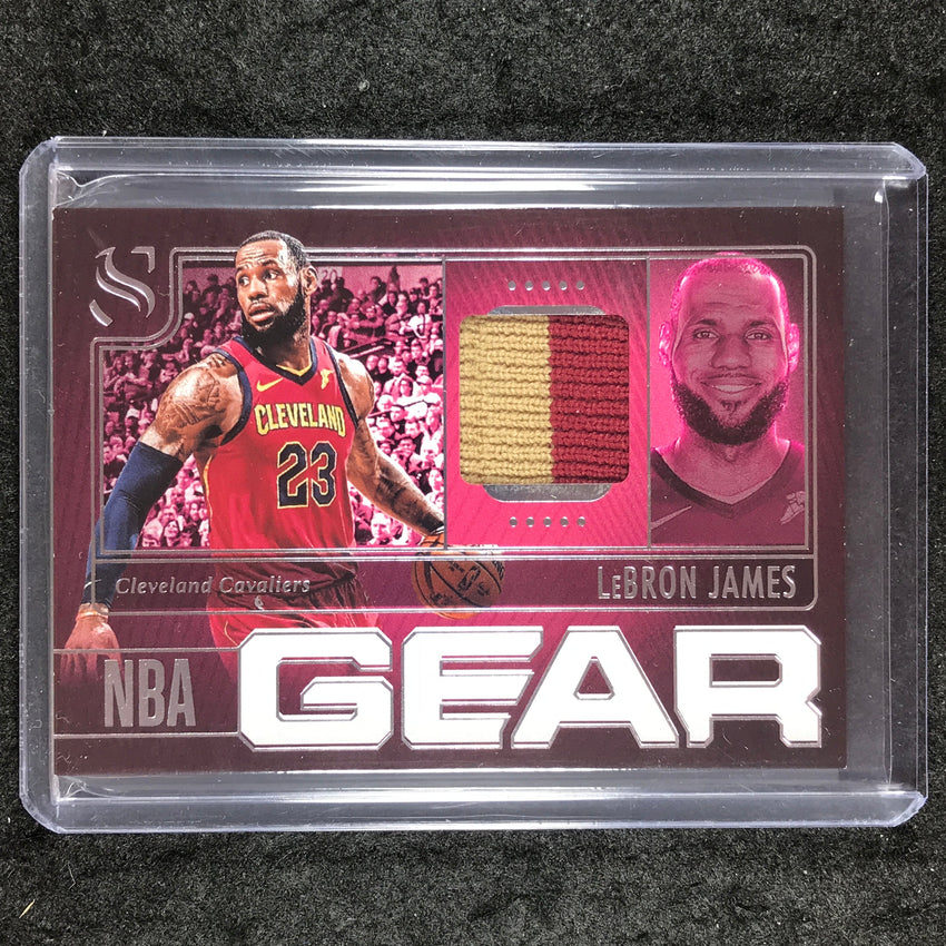 2024-25 Silhouette LEBRON JAMES NBA Gear Jersey Relic #LBJ