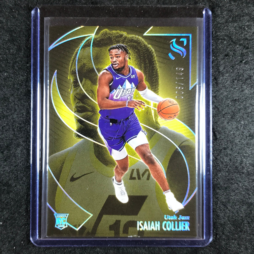 2024-25 Silhouette ISAIAH COLLIER Rookie Base Holo Silver 6/149 #84