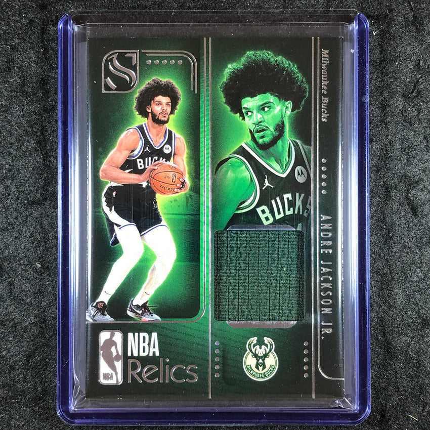 2024-25 Silhouette ANDRE JACKSON JR. NBA Relics Jersey #AJJ