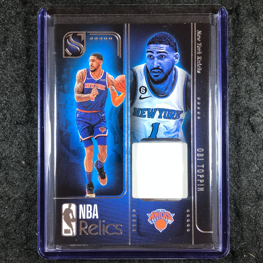 2024-25 Silhouette OBI TOPPIN NBA Relics Jersey #OBI