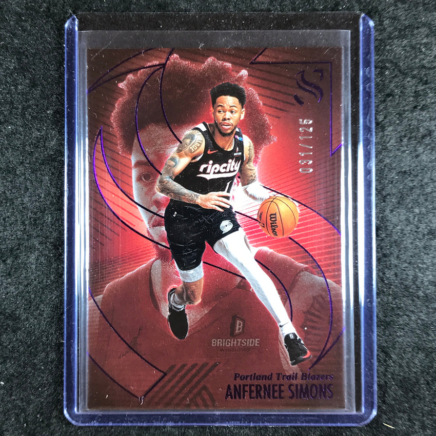 2024-25 Silhouette ANFERNEE SIMONS Base Purple 31/125 #11