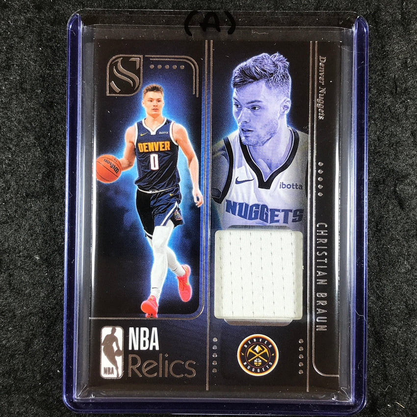2024-25 Silhouette CHRISTIAN BRAUN NBA Relics Jersey #BRU (A)