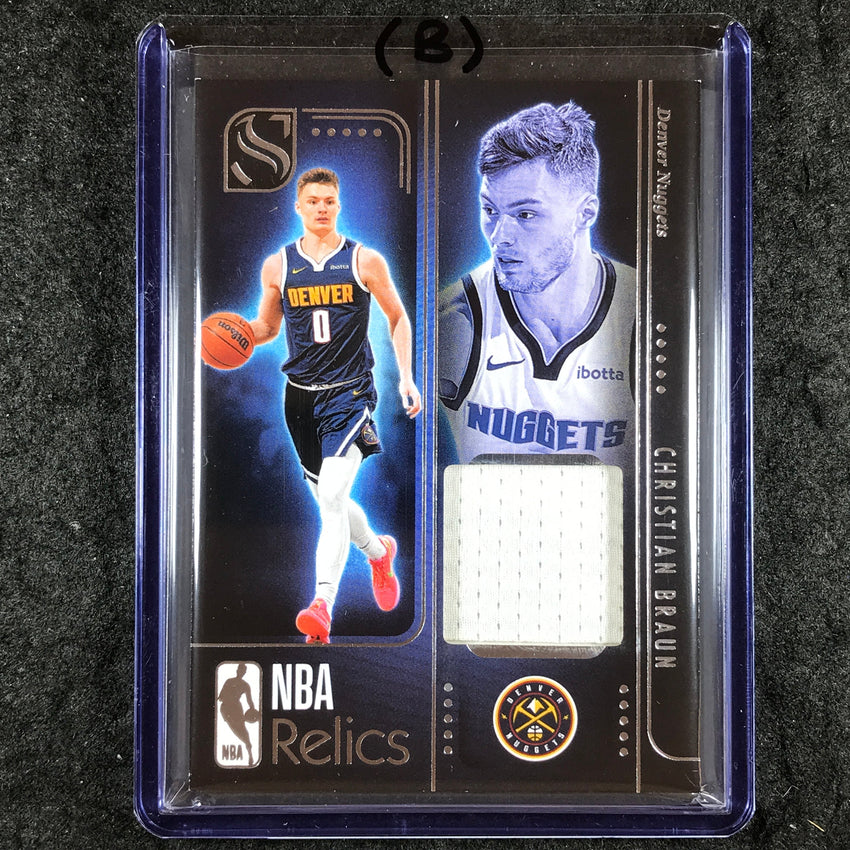 2024-25 Silhouette CHRISTIAN BRAUN NBA Relics Jersey #BRU (B)
