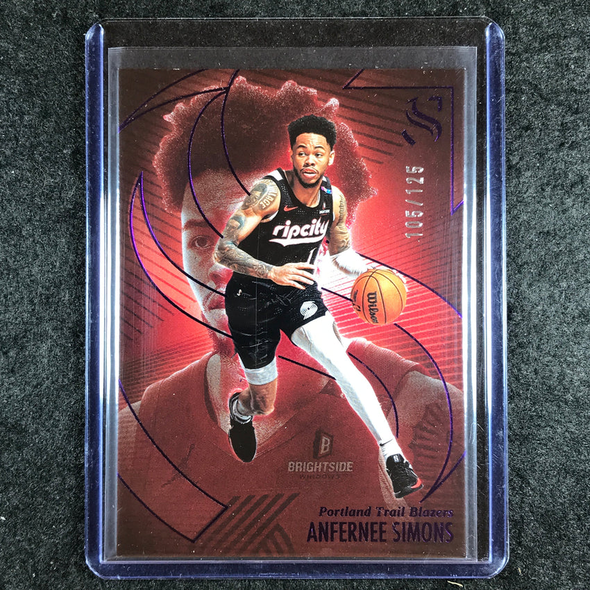 2024-25 Silhouette ANFERNEE SIMONS Base Purple 105/125 #11