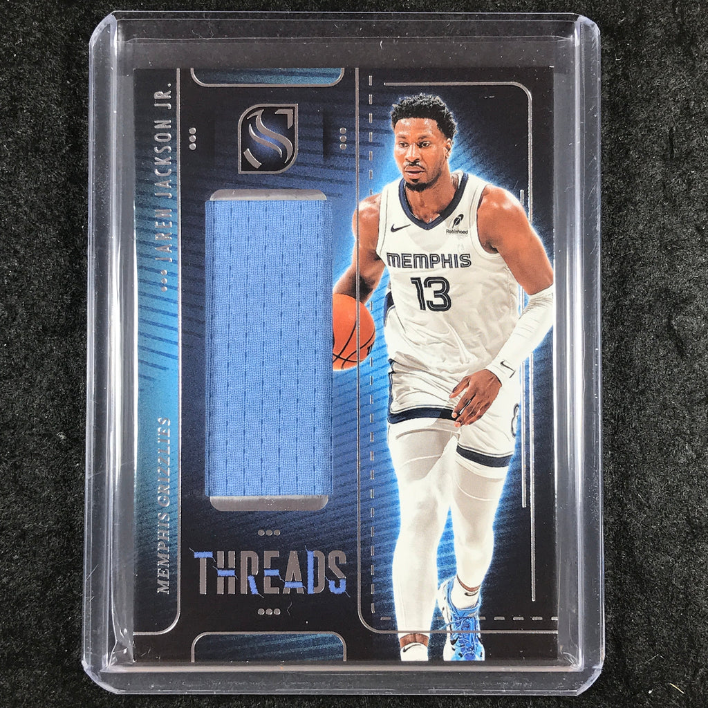 2024-25 Silhouette JAREN JACKSON JR. Threads Jersey Relic #JJJ – Cherry ...
