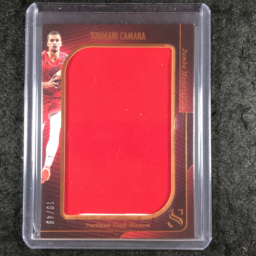 2024-25 Silhouette TOUMANI CAMARA Jumbo Memorabilia Jersey Relic Bronze 19/49