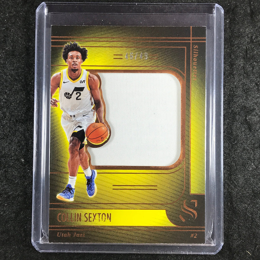 2024-25 Silhouette COLLIN SEXTON Silhouettes Jersey Relic Bronze 46/49
